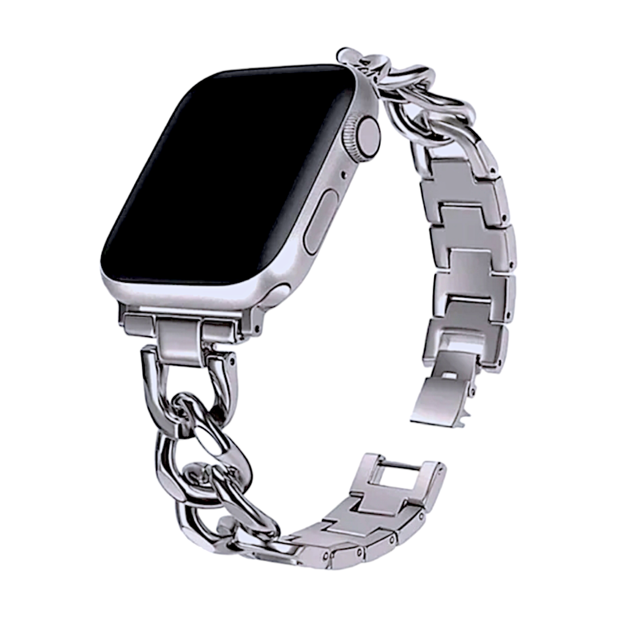 Casebudz Stainless Steel Link Bracelet for Apple Watch 1/2/3/4/5/SE/6/7  (42/44/45 mm) Smart Watch Strap Price in India - Buy Casebudz Stainless  Steel Link Bracelet for Apple Watch 1/2/3/4/5/SE/6/7 (42/44/45 mm) Smart  Watch